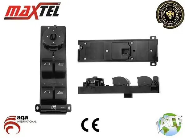 MAXTEL 18202013 | Cam Kaldırma Anahtarı Focus C Max Sol Ön Dörtlü 08 13 3 Pin