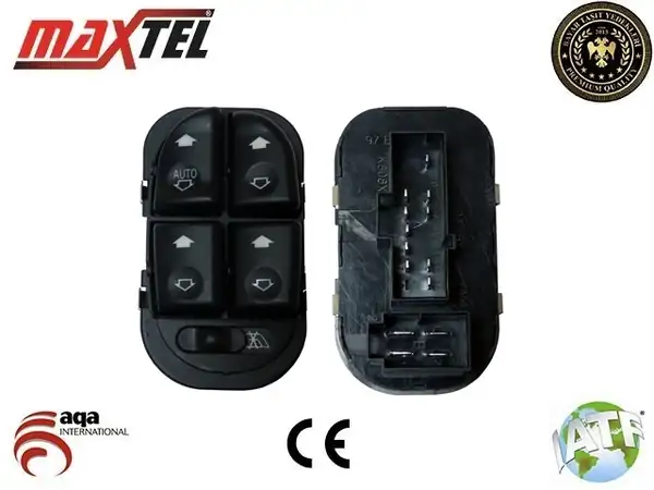 MAXTEL 18202035 | Cam Anahtarı Ön Sol Mondeo 97 01 4 Cam 14 Fişli