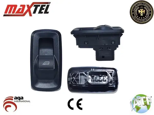 MAXTEL 182-02-054 | Cam Açma Kapama Anahtarı Sağ Ford Cargo Ym Eco Sport 14 13 17 Fiesta VI 12