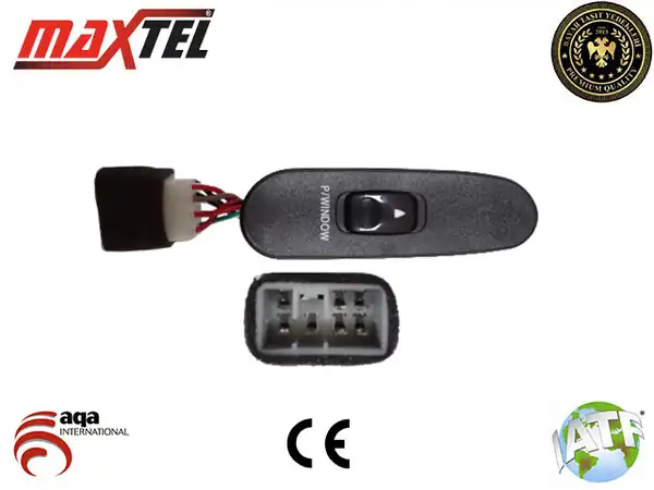 MAXTEL 182-03-008 | Cam Kaldırma Anahtarı Sağ 7 Pin Tekli Hyundai H100 Mini Bus 93 H100 Porter 93