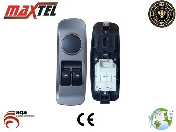 MAXTEL 18203041 | Cam Açma Anahtarı Ön Sol H100 Kamyonet 2004 Çerçeveli 7 Pin