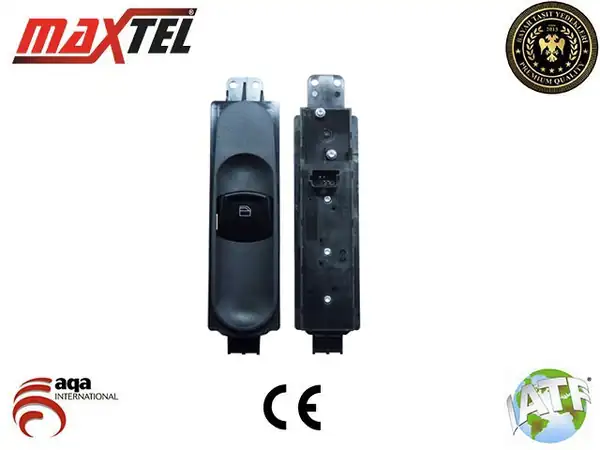 MAXTEL 18208613 | Cam Açma Şalteri Ön Sağ Tekli Viano W639 03 Vito W639 03
