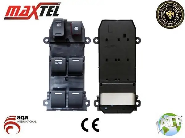 MAXTEL 18212031 | Cam Açma Kapama Anahtarı CRV 07 11 Sol Dörtlü 22 Pin