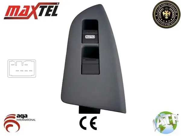 MAXTEL 18218544 | Cam Açma Düğmesi Sol Isuzu Nnr Npr75 24v 6 Pin
