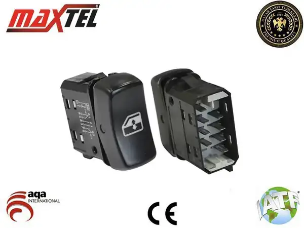 MAXTEL 182-36-856 | Cam Kaldırma Anahtarı Kasasiz Tekli Scania G P R T Seri 2004 8 Pin