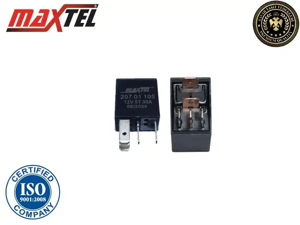 MAXTEL 20701105 | Röle Mıcro Universal 5 Fişli 12v 30a 5 Adet