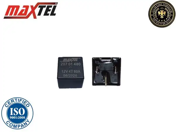 MAXTEL 20701480 | Röle Güç Universal 4 Fişli 12v 80a 25 Adet