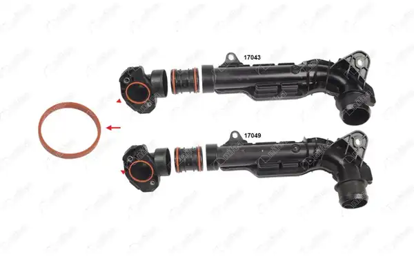 NIFEA 17052 | Turbo Borusu Contası Plastik Boru Hariç 208 2008 İ II Partner C Elysee Doblo Connect Corsa 1 5 D 17