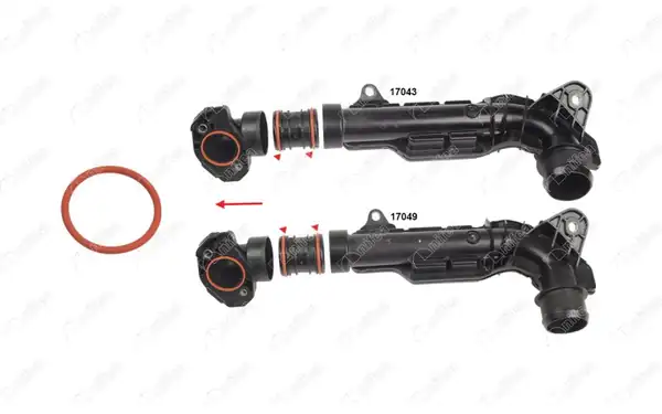 NIFEA 17053 | Turbo Borusu Contası Plastik Boru Hariç 208 2008 İ II Partner C Elysee Doblo Connect Corsa 1 5 D 17