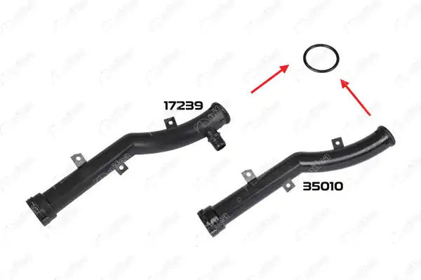 NIFEA 17194 | Devirdaim Boru Contası 207 208 2008 308 3008 508 5008 Partner Tepe C3 C4 Ds3 Ds4 Mini Cooper 1 4 16