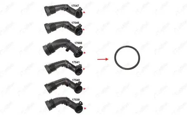NIFEA 17542 | Turbo Borusu Contası C4 2008 208 301