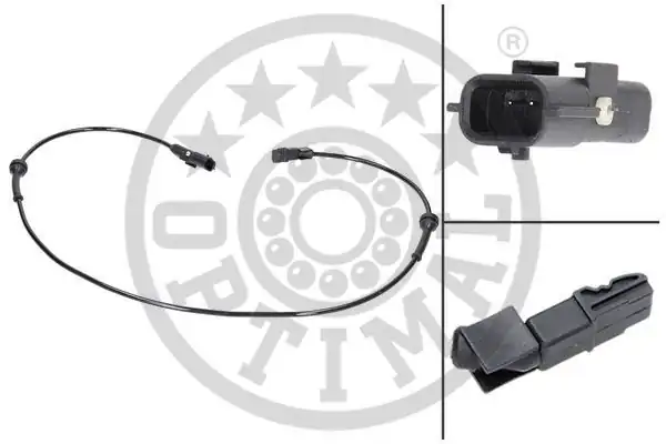 OPTIMAL 06-S394 | ABS Sensörü Arka Sağ Sol Renault Megane II 02 08 Scenic II 03 09 Grand Sc Nic II 04 08