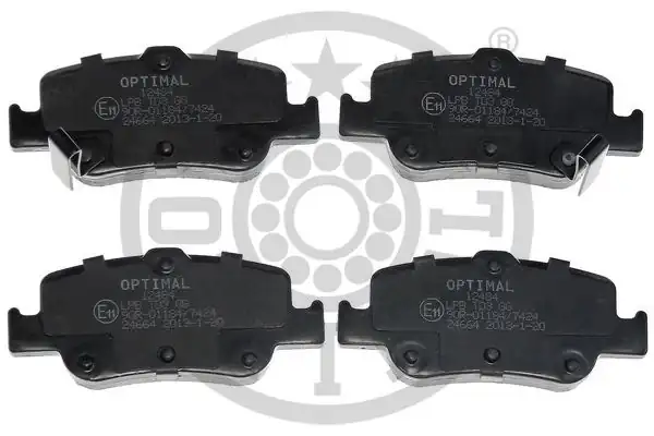 OPTIMAL BP12484 | Fren Balatası Arka 102 mm Toyota Auris Corolla 07