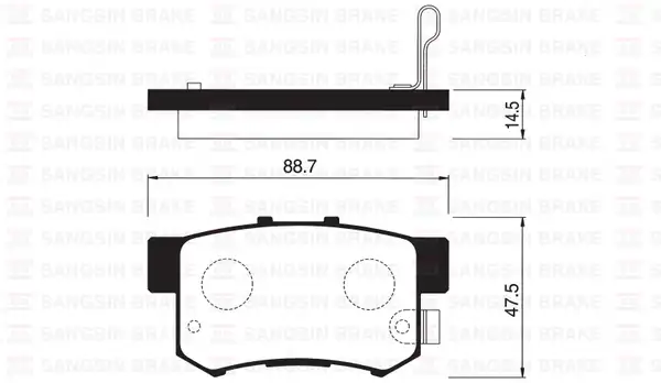 HI-Q SP1076 | R Arka Fren Balata Honda Civic