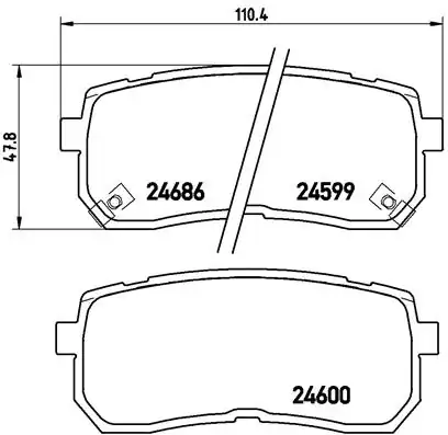 HI-Q SP1691 | Arka Balata Kia Sorento III 15 Gdb2112