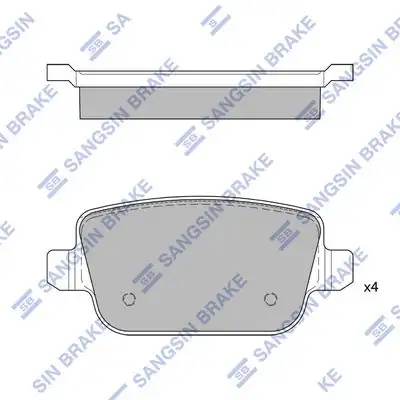 HI-Q SP2101 | R Arka Fren Balata Land Rover Freelander 06 Ford Mondeo IV 07 Focus II Galaxy II S Max Vol Vo S80 10 Xc70 07