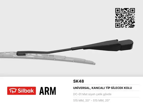 SİLBAK SK48 | Silecek Kolu 410mm Volvo Nl12 2 Adet