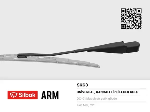 SİLBAK SK63 | Silecek Kolu 510mm Nissan Yeni Kasa