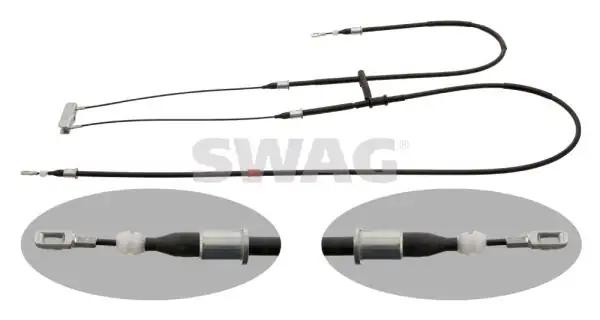 SWAG 57929305 | El Frenı Teli Arka Saab 93