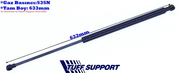 TUFFSUPPORT 610598 | Bagaj Amortisörü 10 17 Scenic III Gazlı