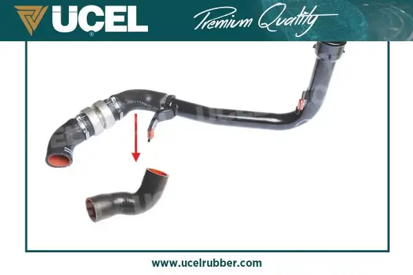ÜÇEL S35825 | Turbo Hortumu Ortadaki Peugeot Boxer III Citroen Jumper III Fiat Ducato III 06 2 2 Hdi
