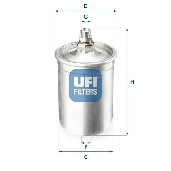 UFI 3150500 | Yakıt Filtresi Mercedes M102 M103 M104 W201 W124 W140 C140 R129