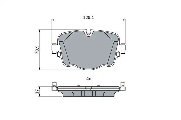 VALEO 671819 | Fren Balatası Arka Audi A6/A7/A8 Bentley Bentayga
