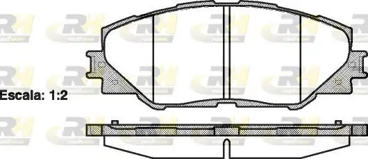 ROADHOUSE 21234-00 | Fren Balatası Auris _ze15_ _re15_ 03 07