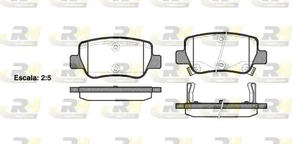 ROADHOUSE 21403-02 | Fren Balatası Avensis Berlina Sedan Wagon T27 Xx