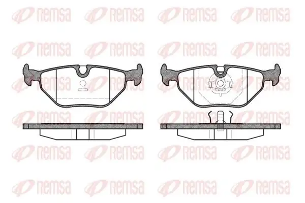 REMSA 0265-00 | Fren Balatası 3 Series E30 09 82 01 92 Xx