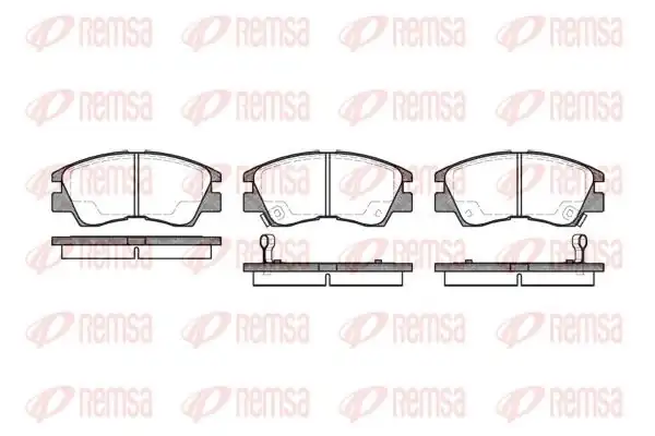 REMSA 0275-02 | Fren Balatası L200 K__t 06 96 09 07