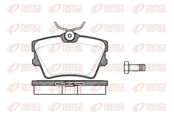 REMSA 0591-00 | Fren Balatası Transporter T4 70xb 70xc 7db 7dw