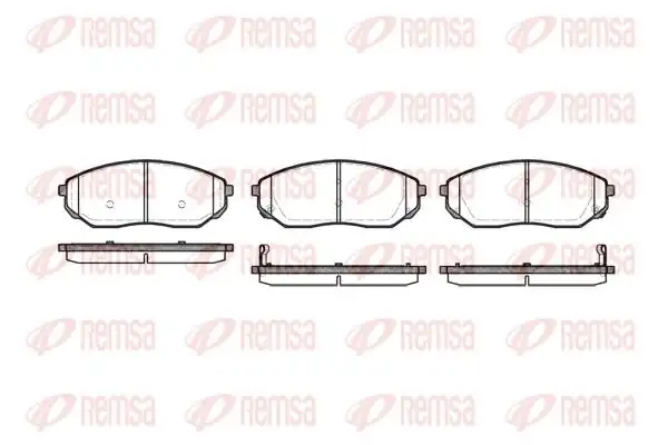 REMSA 1041.02 | Fren Balatası Sorento Jc 08 02 -