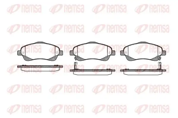 REMSA 1046-02 | Fren Balatası Avensis Berlina Sedan Wagon T25 0