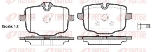 REMSA 1433-00 | Fren Balatası 5 Gran Turısmo 10 09