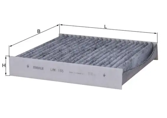 MAHLE LAK155 | Polen Filtresi Karbonlu