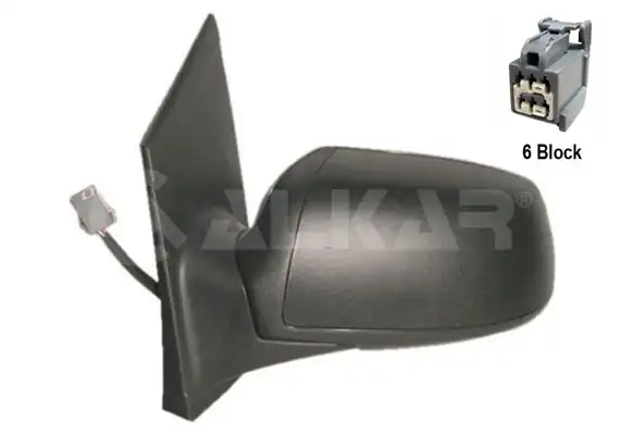 ALKAR 6121400 | Dış Dikiz Aynası Sol Elektrikli Isıtmalı 5 Pin Ford Focus II 2004 2008