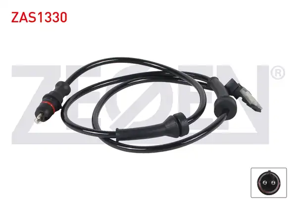 ZEGEN ZAS1330 | ABS Sensörü Arka Sol Sağ Renault Megane II 02 08 Scenic II 03 09 Fişli