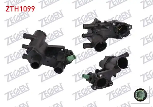 ZEGEN ZTH1099 | Termostat Komple 87 C VW Golf IV