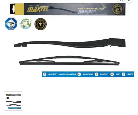 MAXTEL 12607279 | Arka Silecek Kolu Ve Süpürgesi Opel Astra G HB 1997 2009 405mm