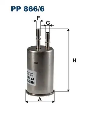 FILTRON PP866-6 | Yakıt Filtresi Volvo S60 II S80 II V60 İ V70 III Xc60 Xc70 II 10 T5 T6 2 0 3 2 12 Adet