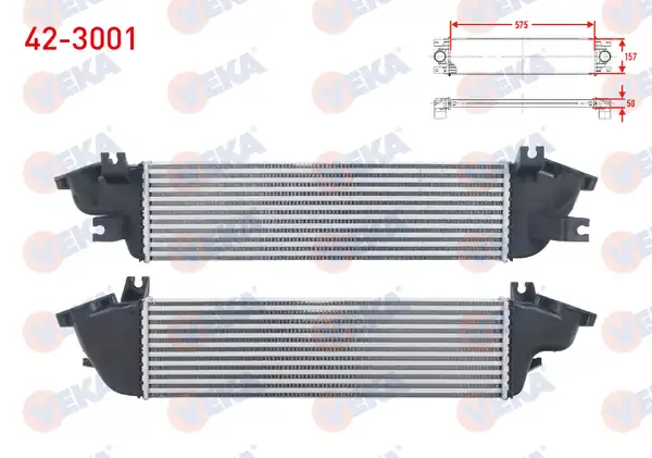 VEKA 42-3001 | Turbo Radyatörü İntercooler Mitsubishi L 200 Kj Kk Kl 2 4 Dı D 2015