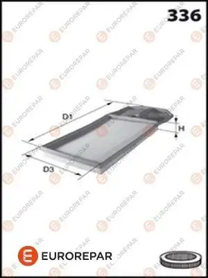 Eurorepar 1611155680 Erp Hava Filtresi 37519141 Volkswagen Golf V VI Polo IV Skoda Fabia Octavia 06