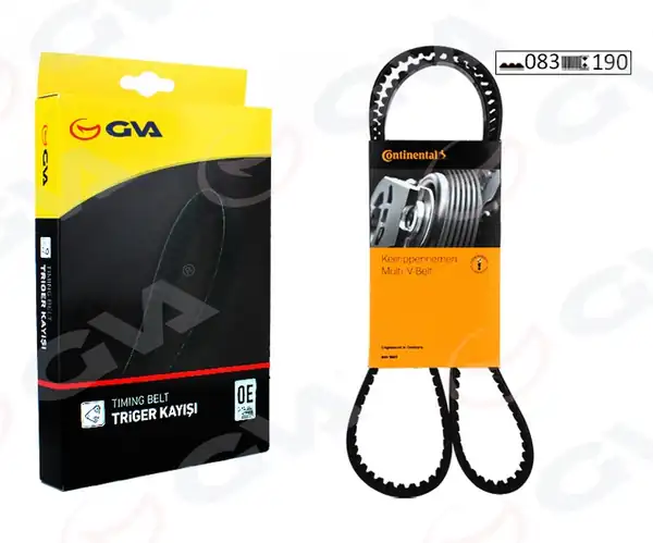 GVA 58083190 | Balans Kayışı Hyundai H100 2 5l D4bx 4d55 Panelvan Kamyonet E M 88 96 Mitsubishi L200 L300 2 5l 4d56 8v E M 86 99 083x190