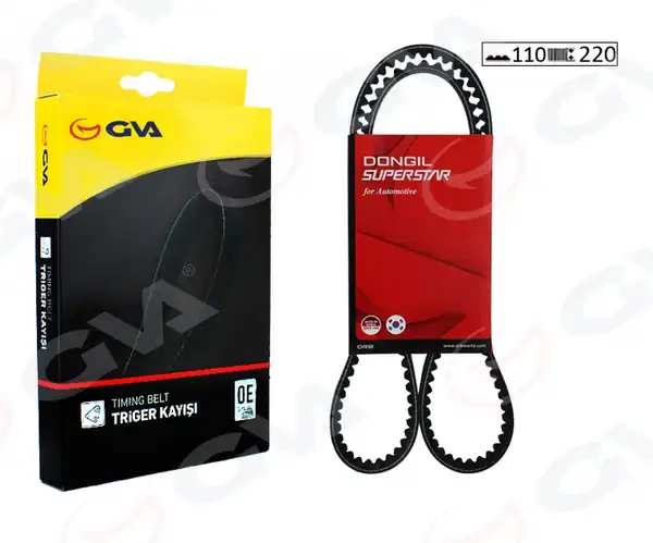 GVA 58110220 | Triger Kayışı Eksantrik Kayışı Hyundai Accent 1 3l G4ea Enjeksıyonlu 01 05 Getz 1 3l G4ea 02 06 110x220