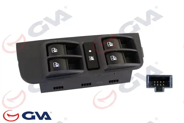 GVA 8029019 | Cam Açma Anahtarı Kumanda Grubu Ön Sol Fiat Linea 09 Çerçeveli 8 Fişli