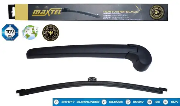MAXTEL 126-31-518 | Silecek Süpürgesi Arka Kollu 330mm 13 Yandan Fiskiyeli Audi Q2 16