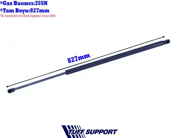 TUFFSUPPORT 610185 | Bagaj Amortisörü Mercedes Vito W638