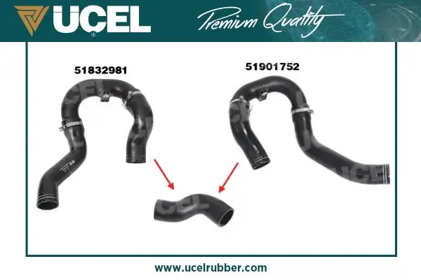 ÜÇEL S35655 | Turbo Hortumu Küçük Fiat Doblo II 1 3 Mjtd 09