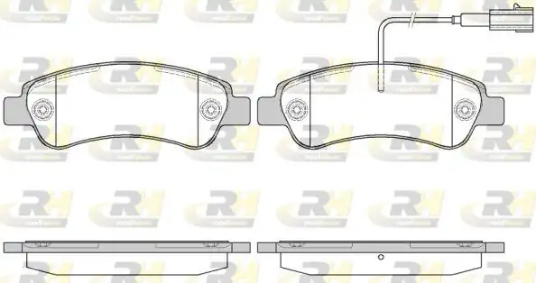 ROADHOUSE 21238-02 | Fren Balatası Ducato 14 Xx